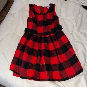 Carter's Red and Black Plaid Kids Dress